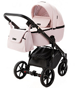 Детская коляска Adamex Nola 2 в 1 N-PS162 (СВ. РОЗ + СВ.РОЗ.ПЕРЛ. КОЖА)