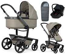 Детская коляска 3 в 1 Joolz Day 5 и автокресло Osann Cuddle Carbon + конверт в подарок Sage green