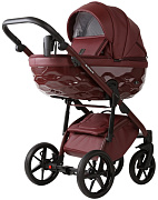 Детская коляска Adamex Chantal Pro Natura 2 в 1 CN-18-RUBY (БОРДОВАЯ КОЖА)