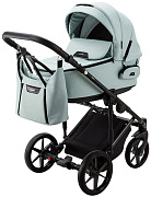 Детская коляска Adamex Zico 3 в 1 Z-TK27 СЕРО-ЗЕЛ.ТК