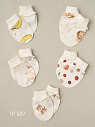 Антицарапки Little Star 5 пар 21-5 (ЧЗ-мз) №М9, интерлок крем