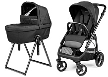 Коляска Peg Perego Veloce New Belvedere 2 в 1 True Black