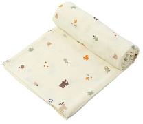 Пелёнка муслиновая Buba Kids, 115х115 см BKMUSSW2 Заповедный лес