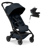 Прогулочная коляска Joolz Aer 2 и автокресло Baby-Safe Core Space Black и база Baby-Safe Core Dark navy blue