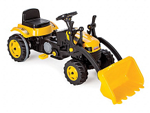 Детский педальный экскаватор Pilsan Active Traktor 07-315 Желтый