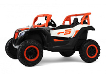 Детский электромобиль RiverToys K444AM ORANGE/оранжевый