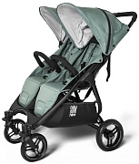Прогулочная коляска для двойни Valco baby Slim Twin series 2 Slate blue
