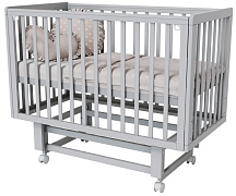 Детская кровать Agex Lira маятник продольный ALG222 Серый