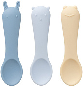 Набор силиконовых ложек edda 3 шт. SSM-01005 Небо