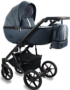 Детская коляска Bexa Air 2 в 1 05 т.синяя кожа+т.синий