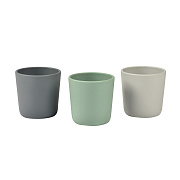 Набор Beaba из трех силиконовых стаканов