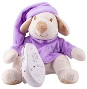 Мягкая игрушка Drema BabyDou Собачка с белым и розовым шумом 114 фиолетовый