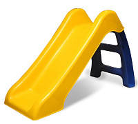 Горка Пластик пластмассовая 70 см желтый-синий