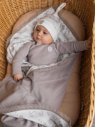 Конверт на выписку НаследникЪ Выжанова плед р. 95х95 01123-02024-068 ЧЗ серый /гравюра