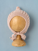 Шапочка вязаная Little Star Гномик 80125 (ЧЗ-нк) пудровый 38