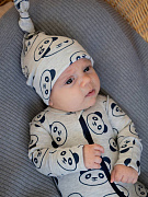 Шапочка НаследникЪ Выжанова Панды 10002-02025 ЧЗ