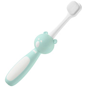 Зубная щетка Roxy-Kids Мишка для детей, 10.000 щетинок, 1 шт RTB-010-M зеленый