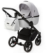 Детская коляска Adamex Nola 3 в 1 N-PS89 (СВ.СЕР + СЕРЕБРИСТАЯ КОЖА)