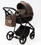Детская коляска Adamex Quantum 2 в 1 Q-TK51 (КОРИЧНЕВЫЙ)