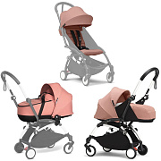 Коляска Stokke YOYO3 Newborn Shell - Newborn Pack рама белая White 2 в 1 Ginger