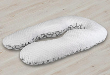Подушка для беременных AmaroBaby анатомическая 340х72 см мышонок серый