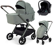 Детская коляска Rant Aventa 3 в 1 с автокреслом Miro Black Olive