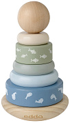 Пирамидка edda деревянная STS-01001 Тюлени
