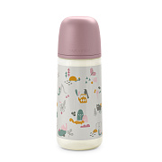 Бутылочка с антиколиковой соской Suavinex Walk 360 мл, 6+ мес 308325 PINK L3