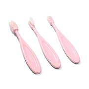 Набор детских зубных щеточек BabyOno 3 шт 550 розовый
