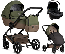 Детская коляска Tutis Viva 6 Plus Essential 3 в 1 с автокреслом Elo Lux EduSky Black 1612050 Pine