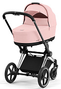 Детская коляска Cybex Priam IV 1 в 1 Peach Pink/Chrome Black