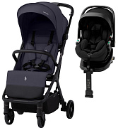 Прогулочная коляска Sweet Baby Aura Basic SBL + автокресло Premier Plus Black Grey