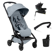 Прогулочная коляска Joolz Aer 2 SE и автокресло Baby-Safe Core Space Black и база Baby-Safe Core Pebble Grey