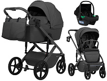 Коляска 3 в 1 Sweet Baby SBL Dolce + автокресло Elegante Plus Dark Grey