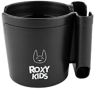 Подстаканник Roxy-Kids с держателем для телефона для колясок RCH-005-PH черный