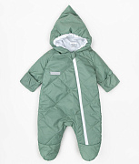 Комбинезон демисезонный AmaroBaby Elf стеганый ЧЗ мятный 62