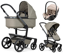 Детская коляска 3 в 1 Joolz Day 5 и автокресло Britax Roemer Baby-Safe Pro Style Teak без адаптеров Sage Green