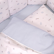 Детское постельное белье Perina Sleepy 3 пр. КПБ3.100 голубой