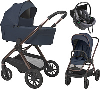 Детская коляска 3 в 1 Espiro Code 2026 и автокресло Pi Graphite 103 elegant navy
