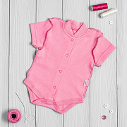 Боди Vikalex Розовый короткий рукав 62