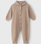 Детский комбинезон Leokid Rui трикотажный Almond milk 56