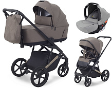 Детская коляска Rant Garda 3 в 1 с автокреслом Cruise Grey Mocca