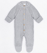 Комбинезон вязаный AmaroBaby Pure Love Little демисезонный серый 68
