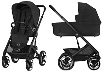 Коляска Cybex Talos S Lux BLK complete 2 в 1 Moon Black с дождевиками