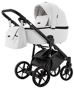 Детская коляска Adamex Nola Deluxe 2 в 1 N-SA01 (БЕЛАЯ КОЖА)