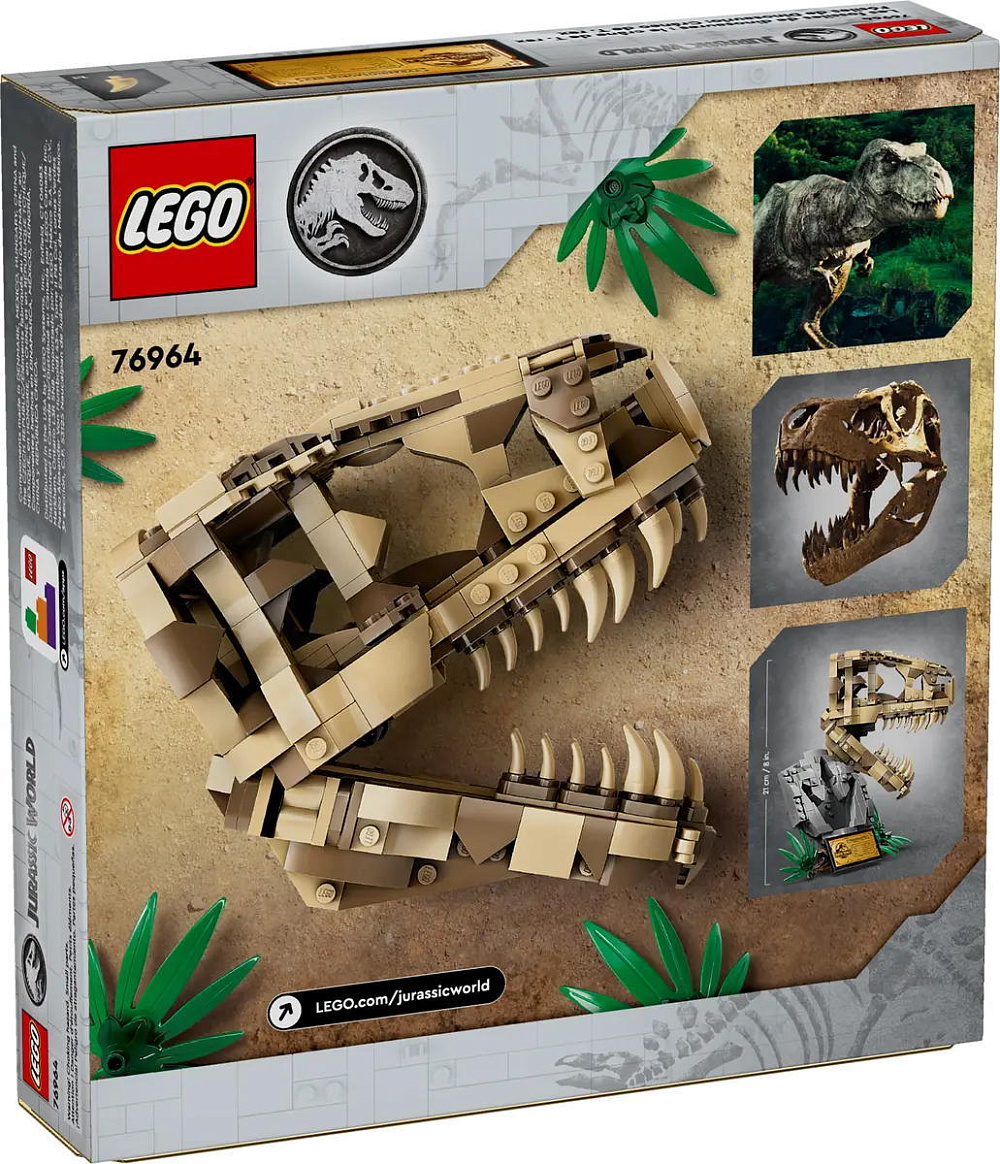 Конструктор LEGO Jurassic World Dinosaur Fossils: T. rex Skull