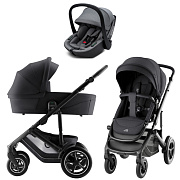 Коляска 3 в 1 Britax Roemer Smile 5Z Style и автокресло Osann Cuddle Iron Carbon Black
