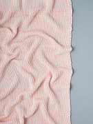 Плед вязаный Little Star Петельки 90х90 см 0457 персик