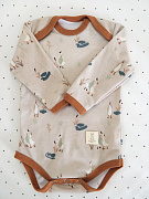 Боди Lappetti Утки с длинным рукавом Б11 ЧЗ Б11/4 Миндаль, р.62 62