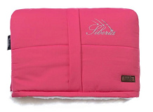 Муфта меховая для коляски Nuovita Siberia Bianco Rosa/Белый, Розовый